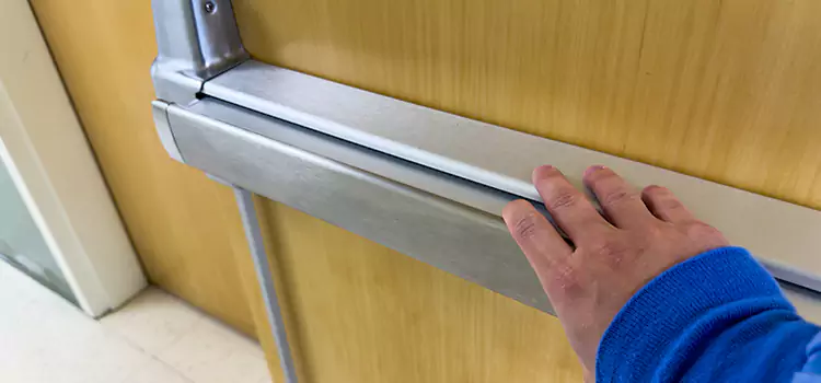Installing a Push Bar on a Door Dothan